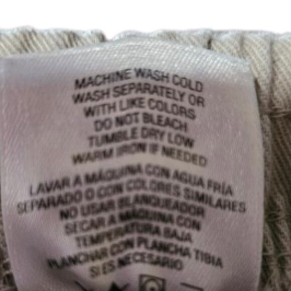 Basic Editions Tan Heavy Cotton Pull On Pants - XL - Picture 5 of 6